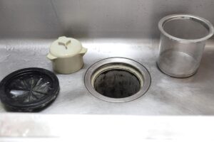 排水口の水封トラップ